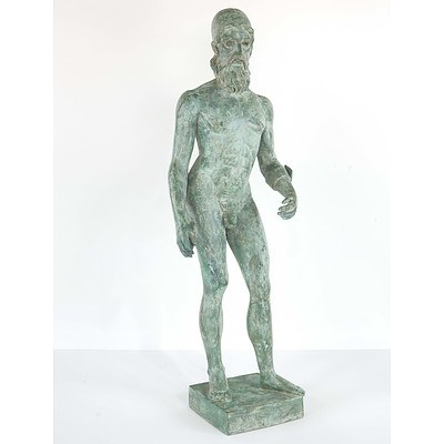 Cast Bronze Statue of a Riace Warrior