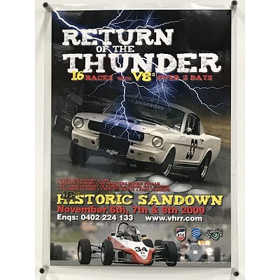 Lot of Car and Motorbike Racing Festival Posters