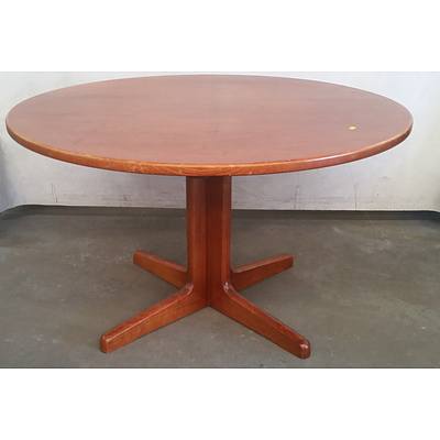 Stained Timber Dinning Table