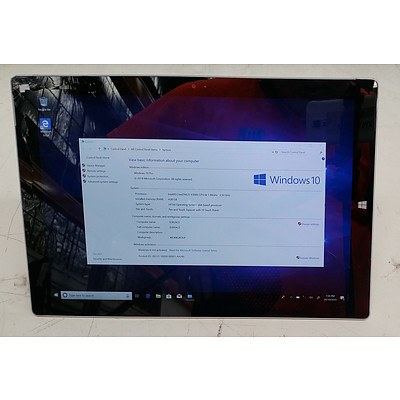 Microsoft Surface (1631) Pro 3 12-Inch 128GB Core i5 (4300U) 1.90GHz 2-in-1 Detachable Laptop