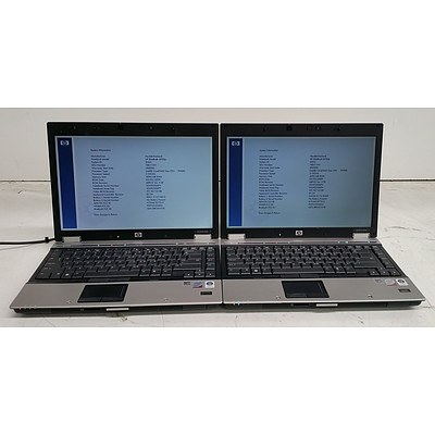 HP EliteBook 6930p 14-Inch Core 2 Duo (T9400) 2.53GHz Laptop - Lot of Two