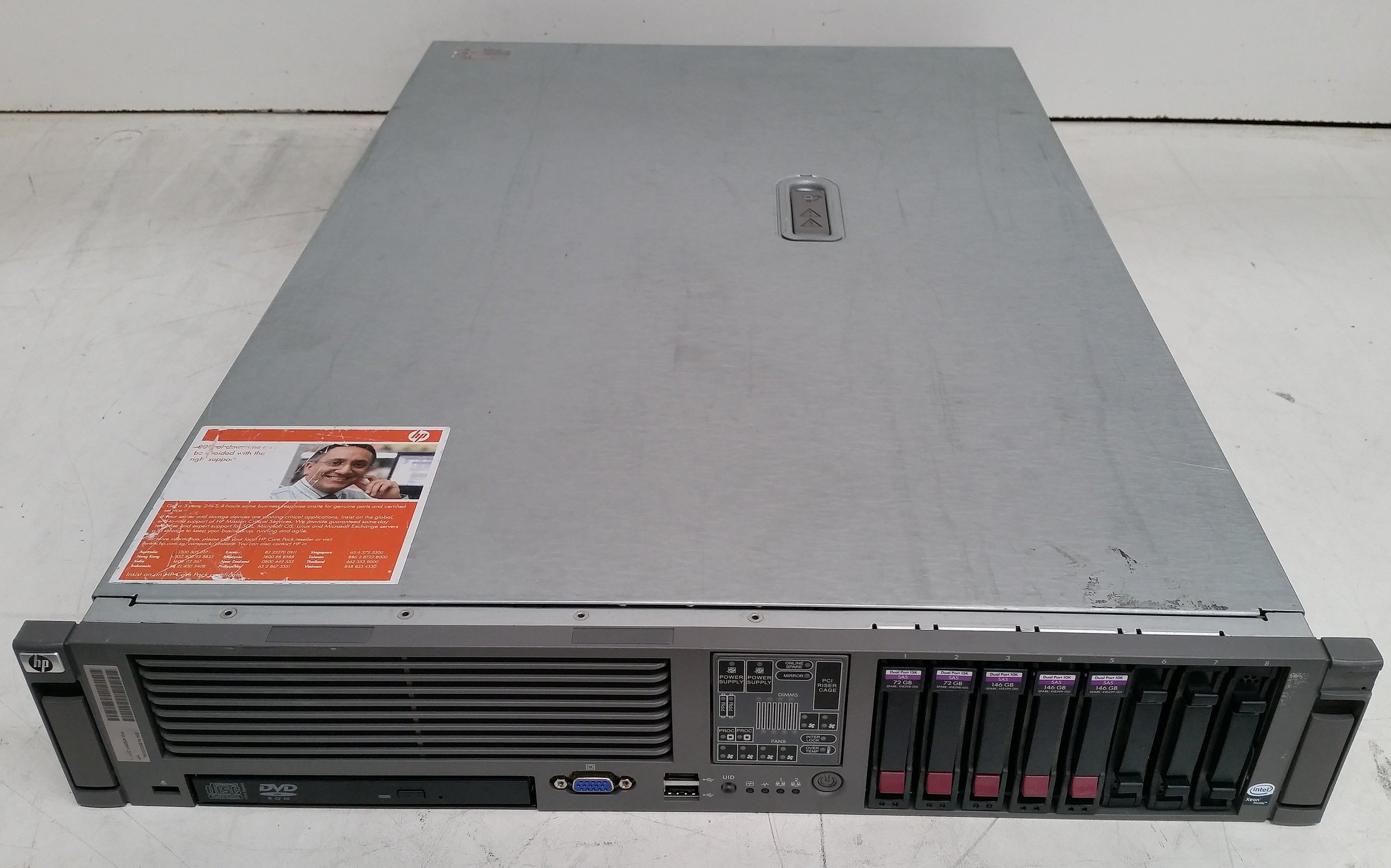 Hp proliant dl380 g5 настройка