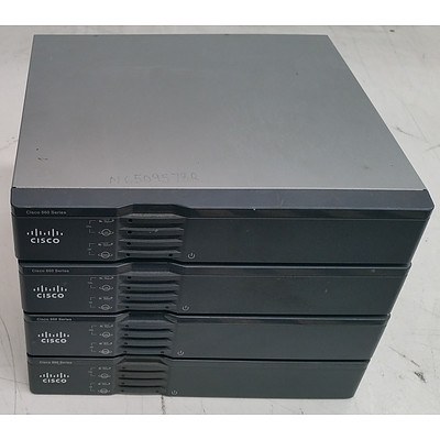Cisco (CISCO867VAE-K9) 860 Series Routers - Lot of Four