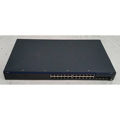 Juniper Networks (EX2200-24P-4G) EX2200 24-Port Gigabit Managed Switch