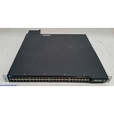 Juniper Networks (EX4200-48P) EX 4200 Series 48PoE 48-Port Gigabit Managed Switch