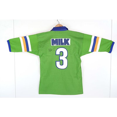 Canberra Raiders Jersey Signed by Mal Meninga in 1994