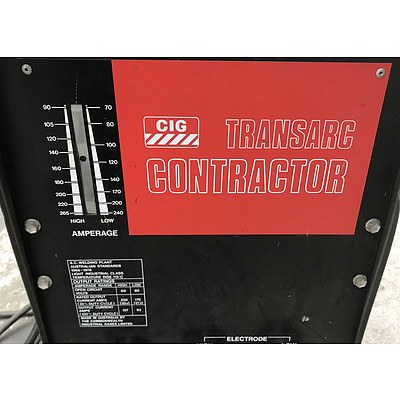 CIG Transarc Contractor Arc Welder