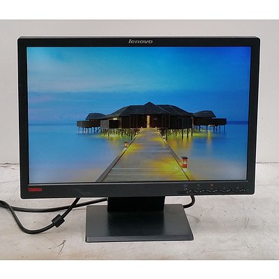Lenovo ThinkVision (L197wA) 19-Inch Widescreen LCD Monitor - Lot of Two