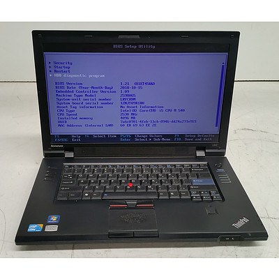 Lenovo ThinkPad L512 15-Inch Core i5 (540M) 2.53GHz Laptop