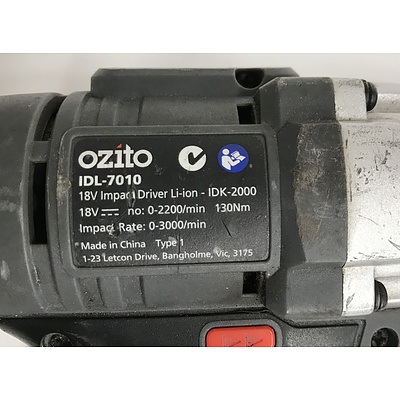 Ozito Drill And Impact Driver Skins