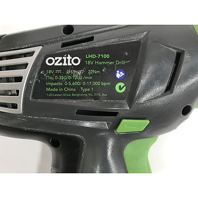Two Ozito Drills