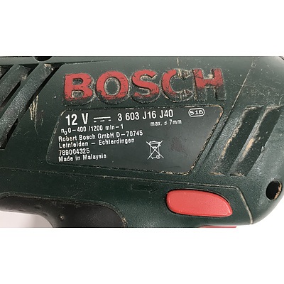 Two Bosch Drills