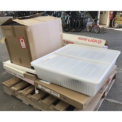 Bulk Lot of Electrical Items & Flat-Packed Furniture