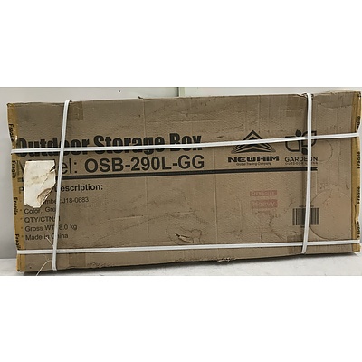 Grey Outdoor Storage Box
