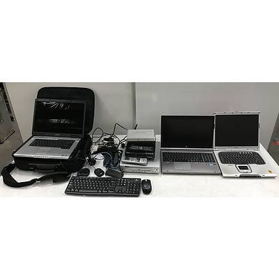 Collection Of Household Electricals Including Laptops