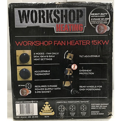 15KW Workshop Fan Heater