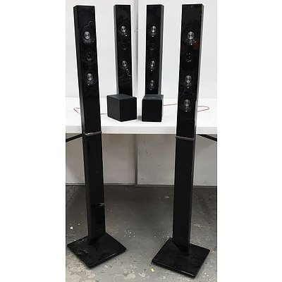 Six Speakers & Stands