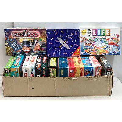 Large Lot of Board Games