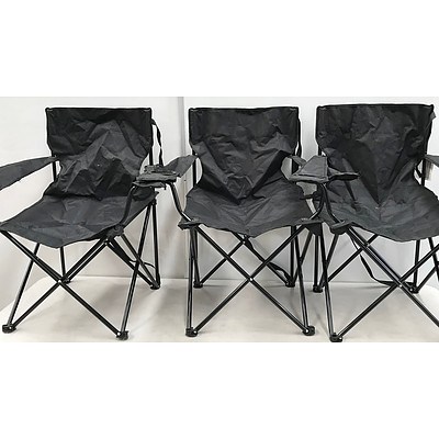Active & Co Basic Camp Chairs x3