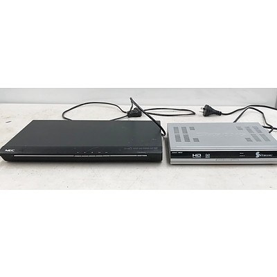 NEC DVD Player & Strong High Definition Set Top Box