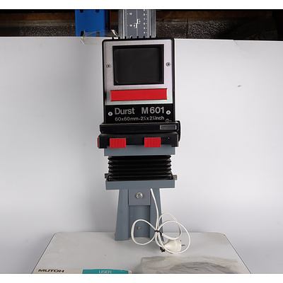 Durst M 601 Enlarger with Parts and Accessories Including Durst CLS 66 Lamp, Durst Colorneg II Analyser and More