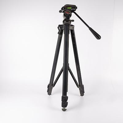 Solidex VT-90HQ Professional Tripod with Wide Angle Fluid Vertical Control