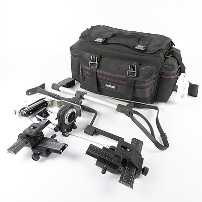 Fotima Video Travel Case with a Selection of Video Camera Accessories