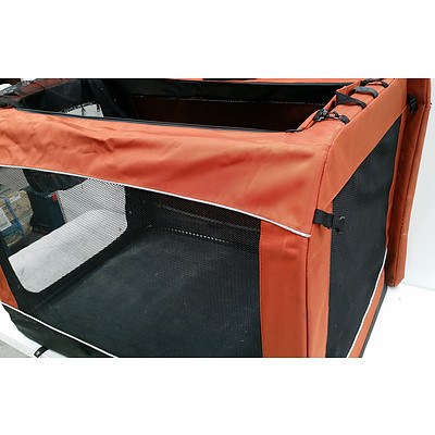 Fold Down Soft Dog Crate for Extra Large Dog
