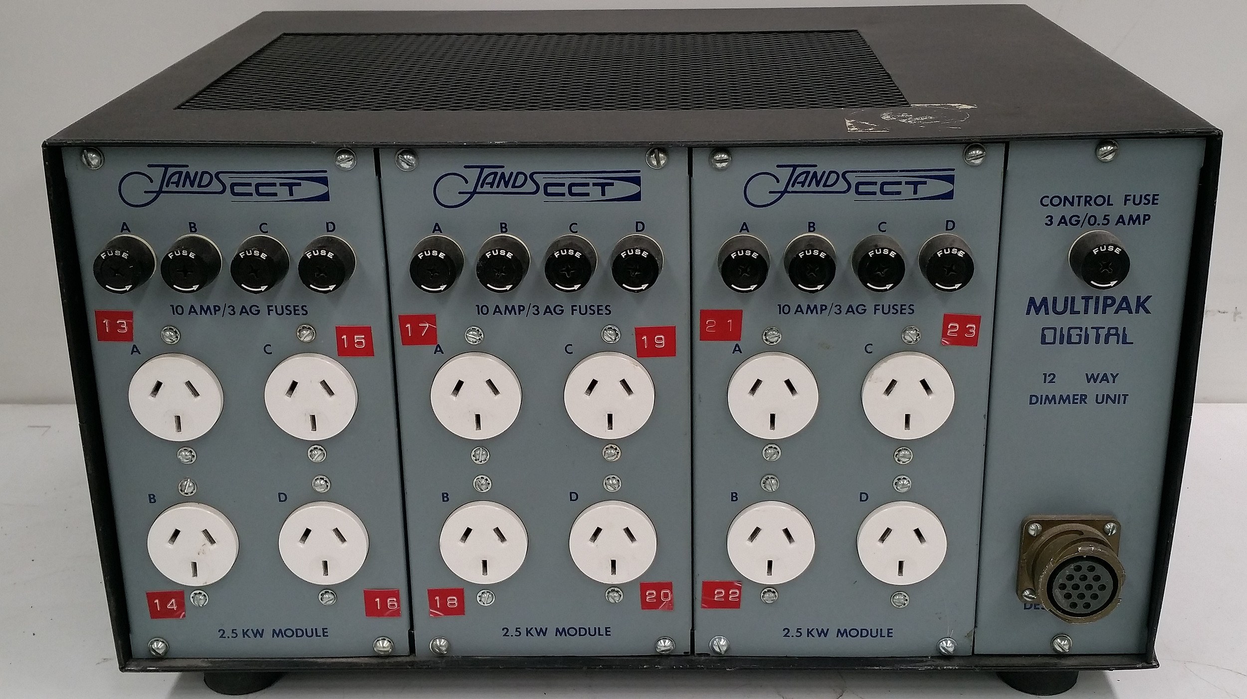 Jands Multipak 12 Way Power Dimmer Lot 1098469 ALLBIDS