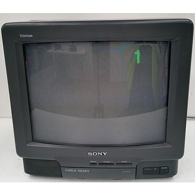 Sony Trinitron 12 Inch Dual Channel Television/Display Monitor