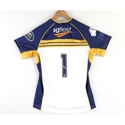 #1 - Special Edition Signed Brumbies v Lions Playing Jersey Signed by Scott Sio