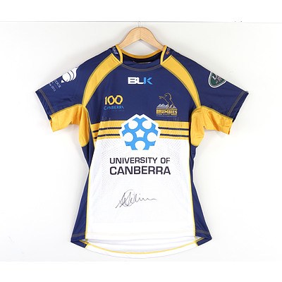 #2 - Special Edition Signed Brumbies v Lions Playing Jersey, Signed Signed by Siliva Siliva
