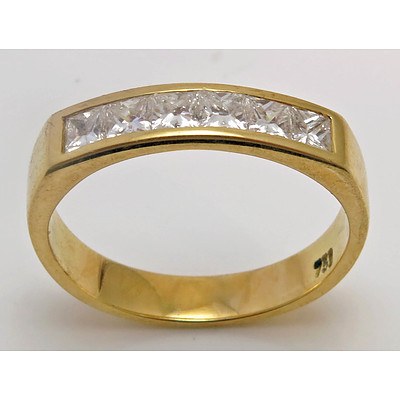Princess-Cut Diamond Ring - 18Ct Gold