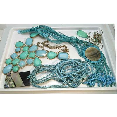 Turquoise Coloured Jewellery Collection