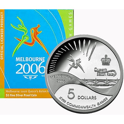 Australia 2006 Silver Proof $5 Melbourne Games