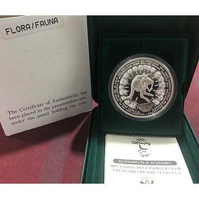 Australia: Silver $5 2000 Flora & Fauna