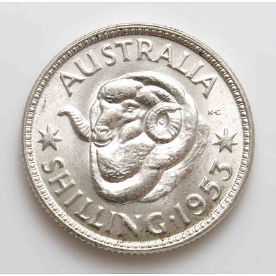 Australia Silver Coin: Shilling 1953 (X1)