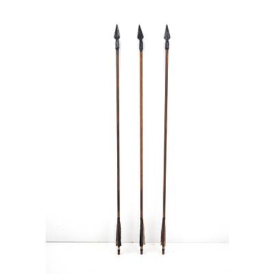 Three Prop Arrows Used in Film Last Knights
