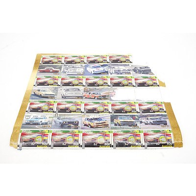 Block of 36 - 2012 50 Years Racing at Bathurst 60 Cent Stamps