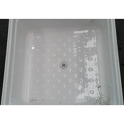890mm Square Drop In Shower Pan - Brand New - RRP $250.00
