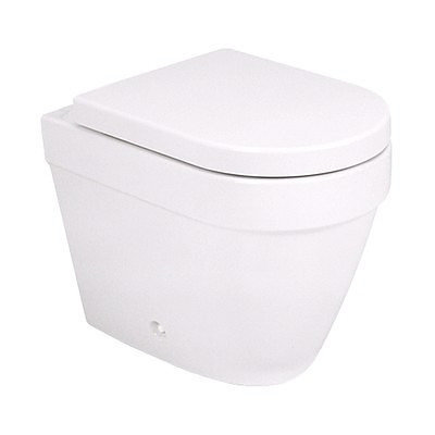 Argent Evo Wall Faced Toilet Pan With Seat - Brand New - RRP $650.00