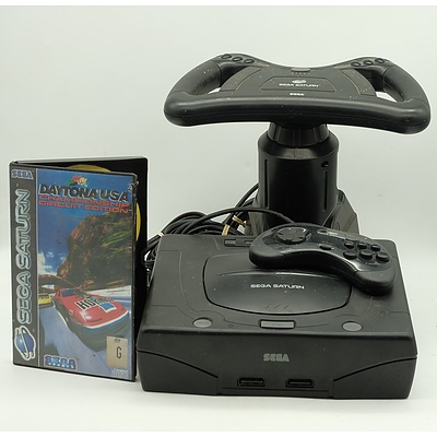 Sega Saturn Vintage Entertainment System with Daytona Racing Game