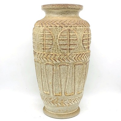 Large West German Pottery Floor Vase and Urn