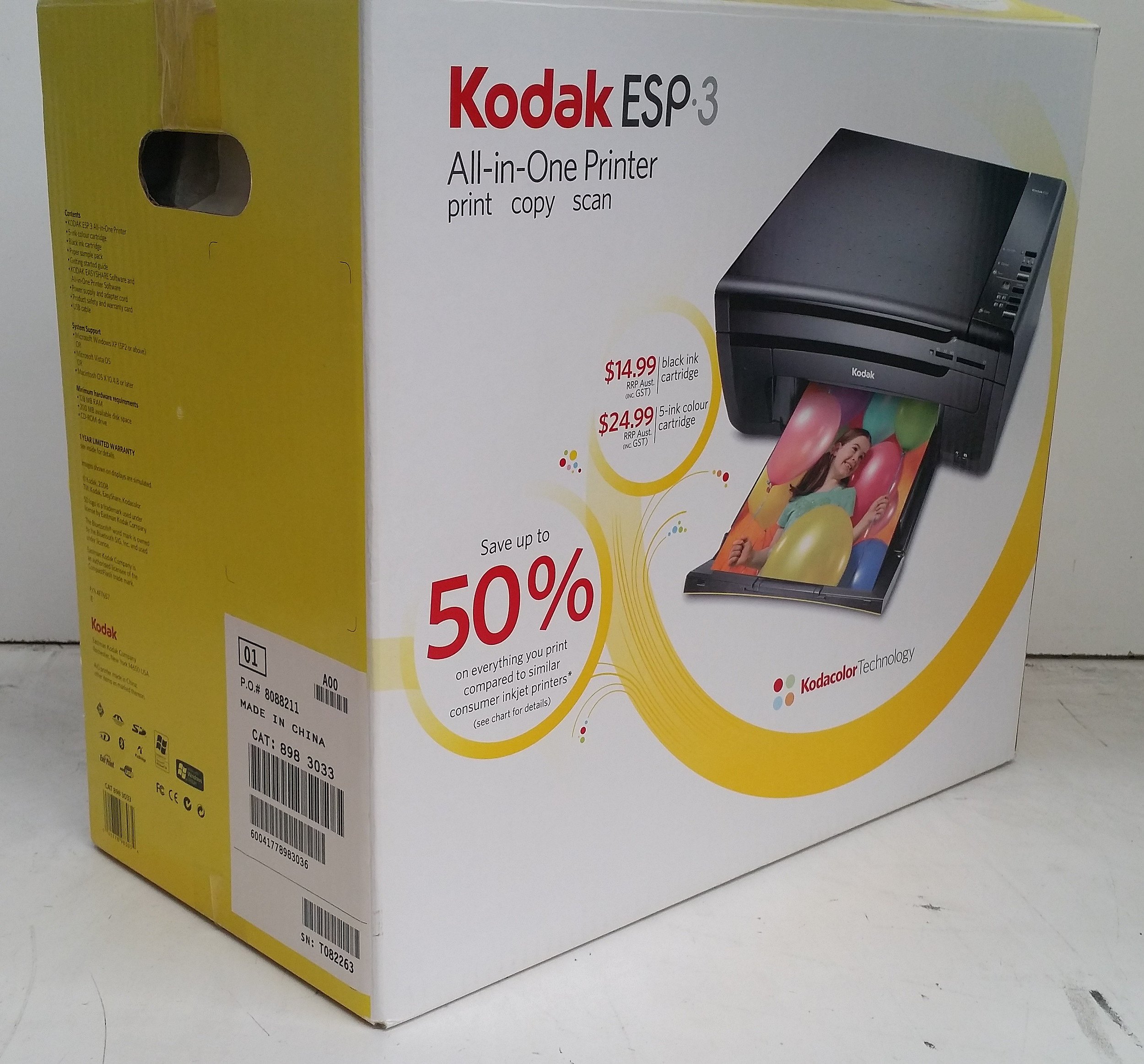 cannot install kodak printer software