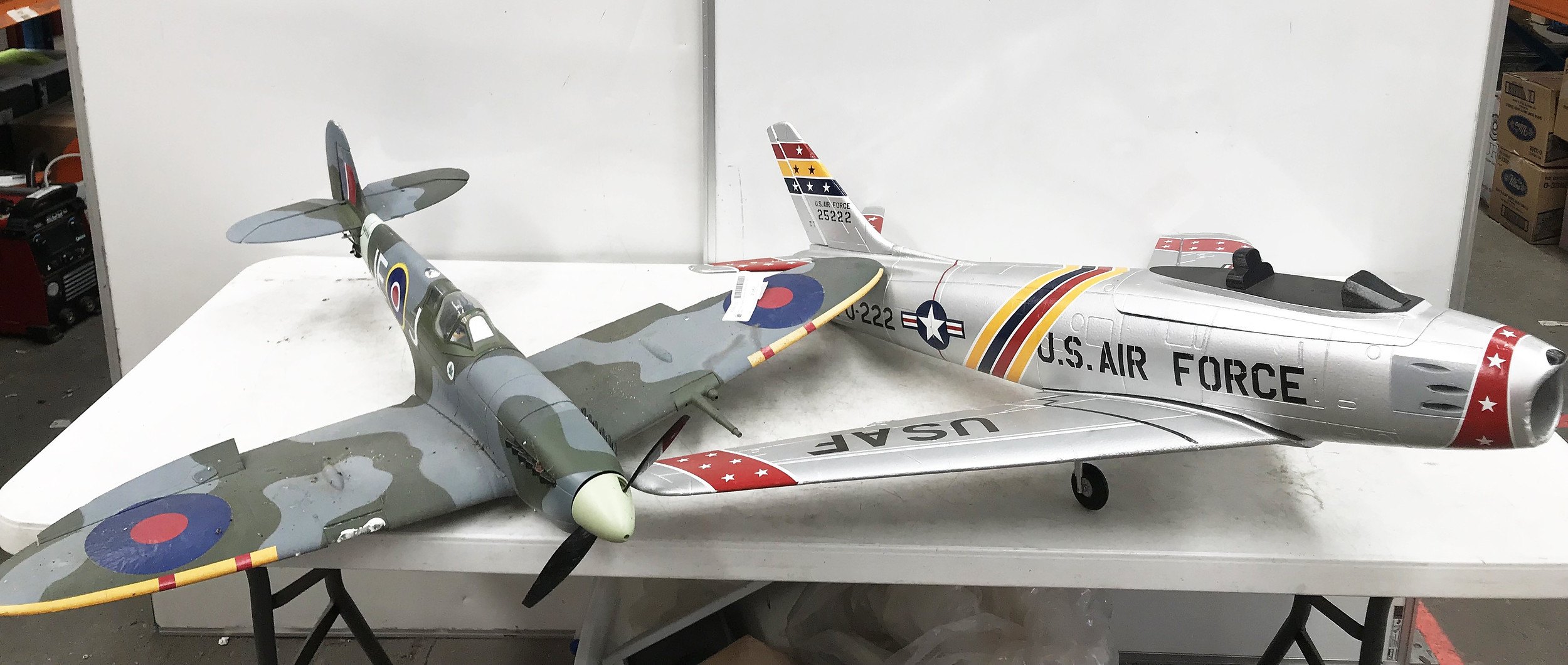 Two Foam USAF Fighter Plane RC Lot 1079685 ALLBIDS