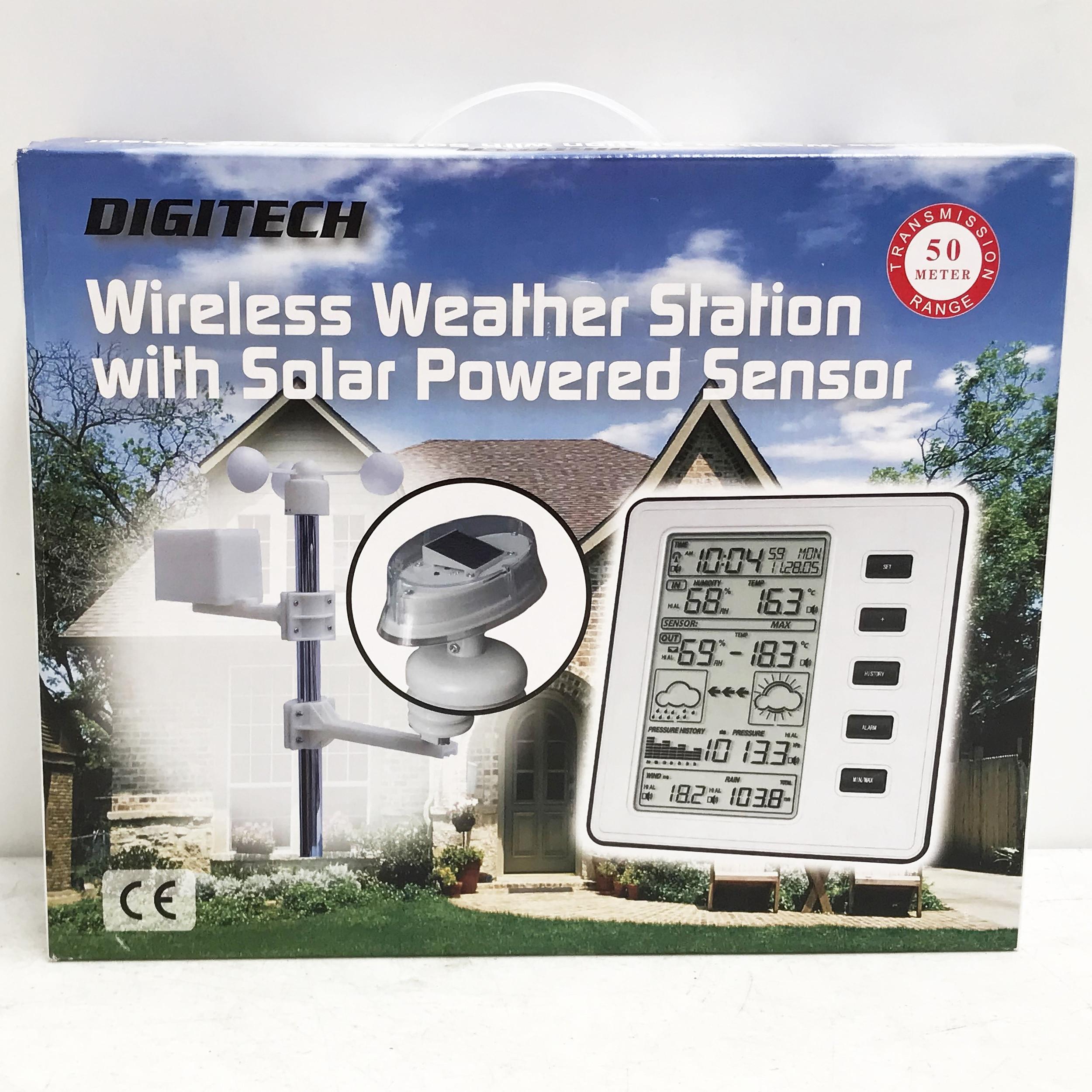 digitech wireless weather station software