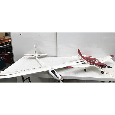 Two ParkZone Foam RC Planes