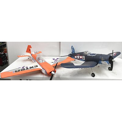 Two Foam Plane RC Models