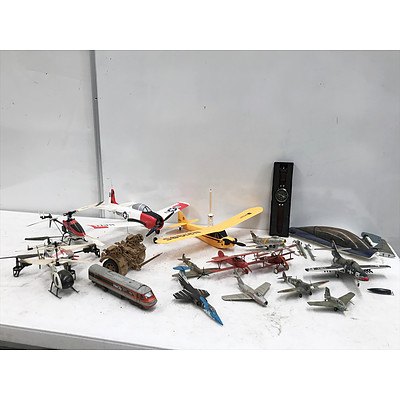 Large Lot of Various RC Models and Toys