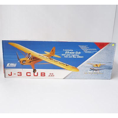 E-Flite J-3 CUB 25 ARF RC Model Plane RRP $230